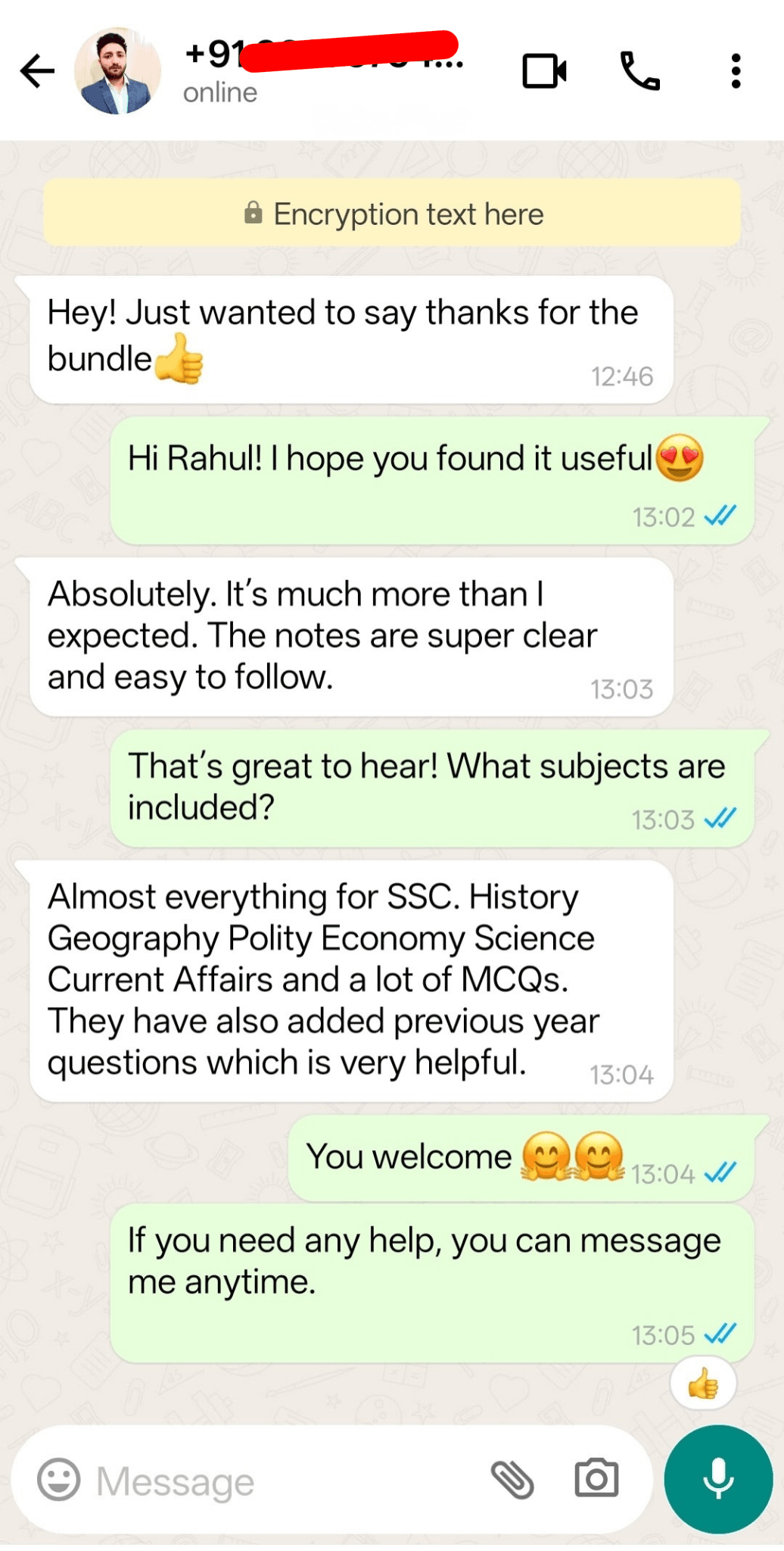 Happy Student 1